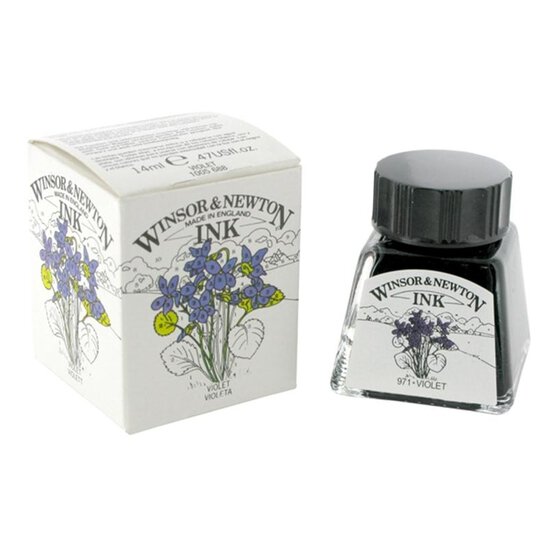 Winsor & Newton Violet Drawing Ink 14ml image number 1