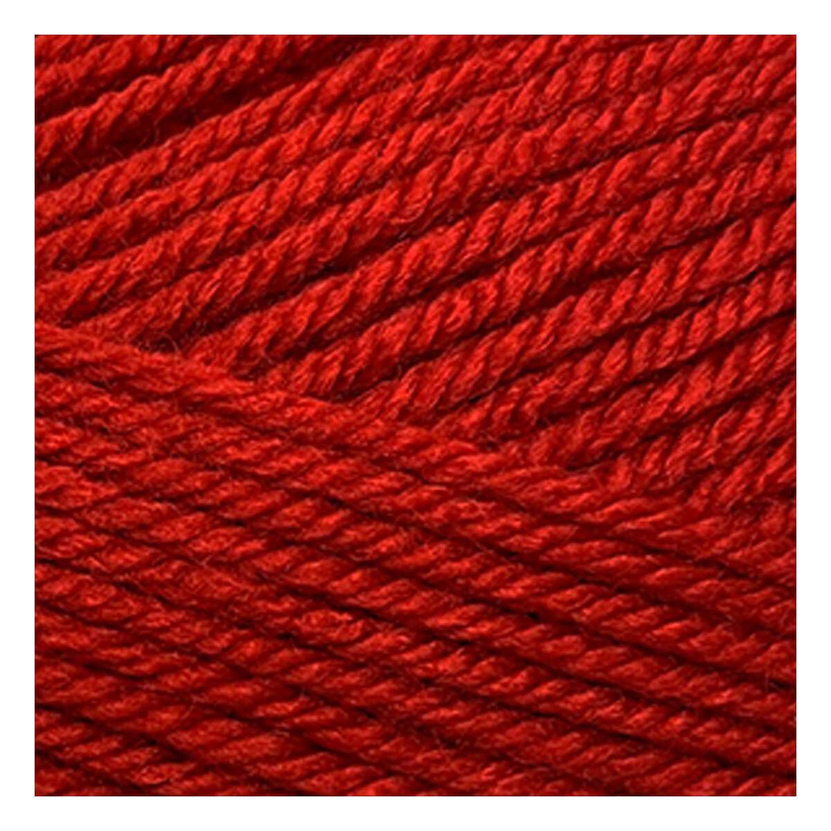 Women's Institute Deep Red Soft and Smooth Aran Yarn 400g Hobbycraft