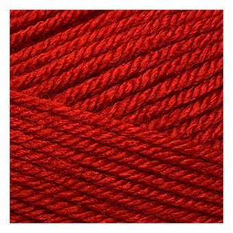Women's Institute Deep Red Soft and Smooth Aran Yarn 400g