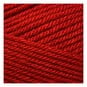 Women's Institute Deep Red Soft and Smooth Aran Yarn 400g image number 2