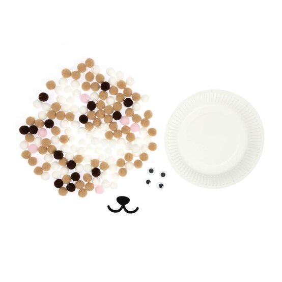 Sloth Pom Pom Plate Kit image number 2