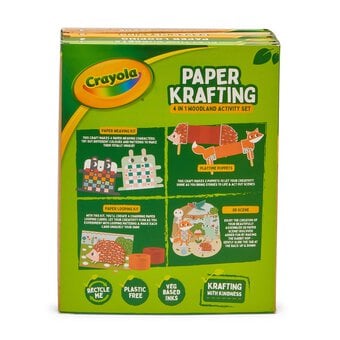 Crayola 4-in-1 Paper Krafting Woodland Activity Set image number 7