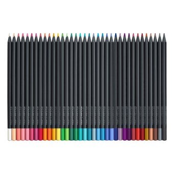 Faber-Castell Assorted Black Edition Colour Pencils 36 Pack 