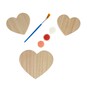 Paint Your Own Wooden Hearts Kit 3 Pack image number 2