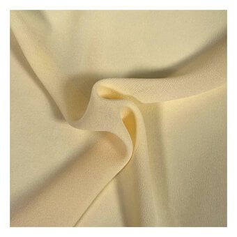 Lemon Pearl Chiffon Fabric by the Metre