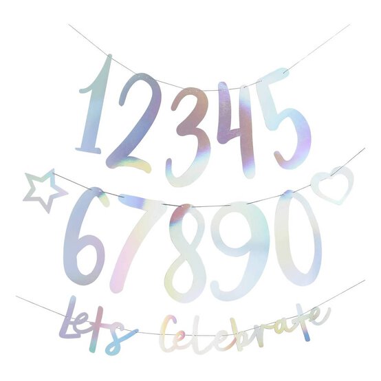 Create Your Own Iridescent Banner 2m image number 1