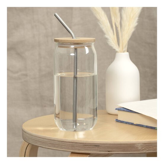 Glass Drinking Jar 500ml image number 2