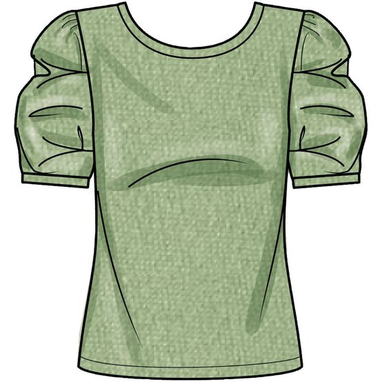 Simplicity Knit Top Sewing Pattern S9273 (XXS-XXL) image number 5