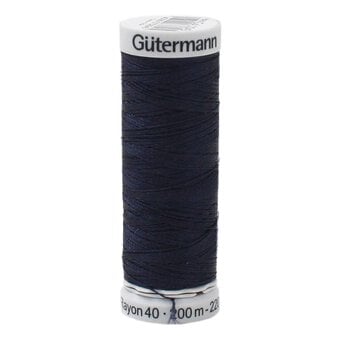 Gutermann Blue Sulky Rayon 40 Weight Thread 200m (1043)