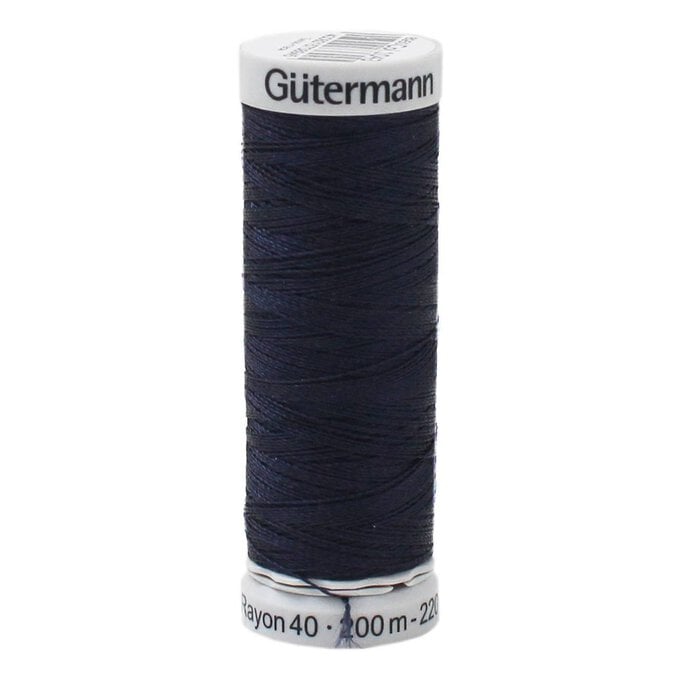 Gutermann Blue Sulky Rayon 40 Weight Thread 200m (1043) image number 1