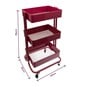 Dusty Pink Three Tier Storage Trolley image number 5