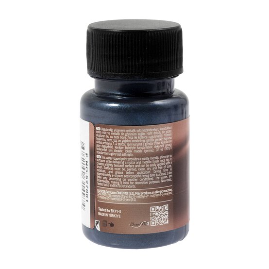 Cadence Dark Turquoise Matte Metallic Paint 50ml image number 5