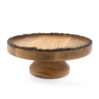 Whisk Wooden Domed Cake Stand 11 Inches image number 4