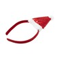 Red Santa Hat Headband image number 4