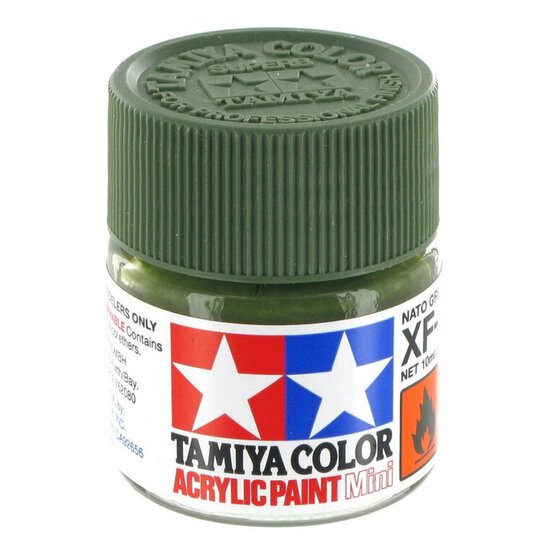 Tamiya Colour Acrylic Paint XF-67 NATO Green 10ml image number 1