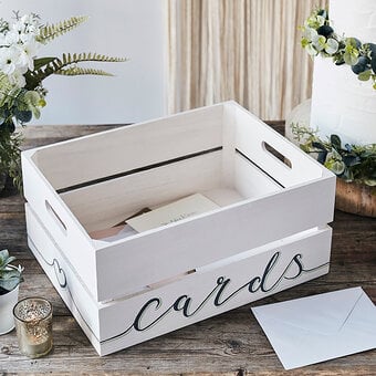 How to Make a Wedding Card Crate
