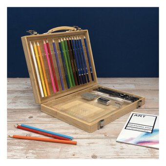 Drawing Bamboo Box Art Set 30 Pieces