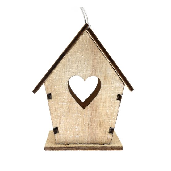 LED Wooden House Bunting 1.1m image number 3