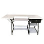 Black and White Sewing Desk 122cm x 61cm x 76cm image number 1