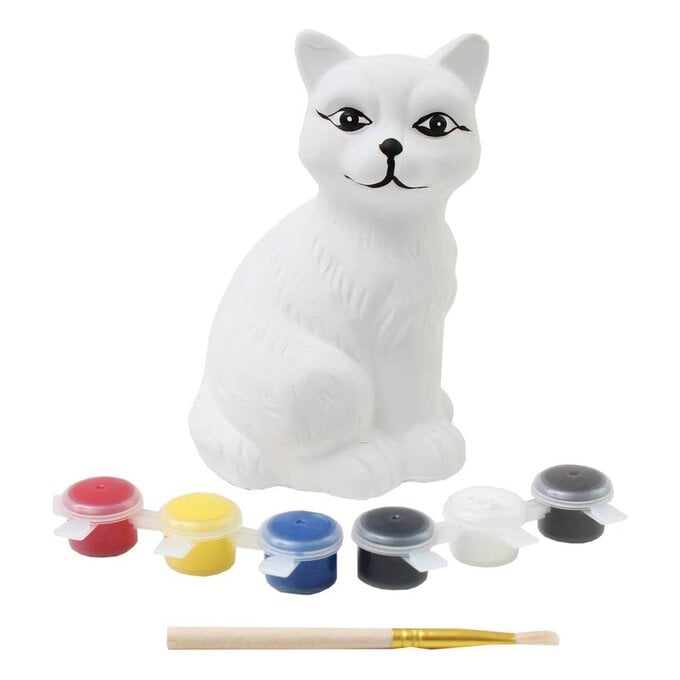 Paint Your Own Cat Money Box image number 1