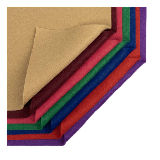 Red Polyester Felt Sheet A4 image number 5