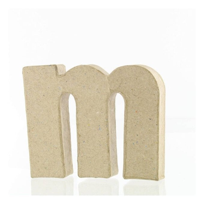 Lowercase Mini Mache Letter M image number 1