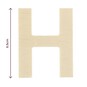 Small Wooden Letter H 6.5cm image number 4