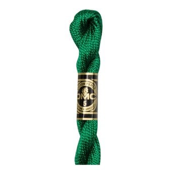 DMC Green Pearl Cotton Thread Size 5 25m (699)