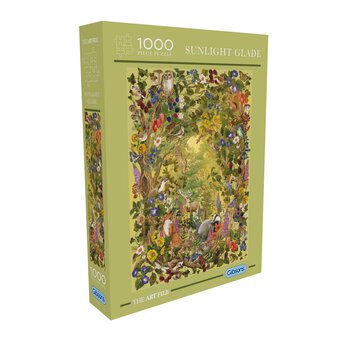 Gibsons The Art File: Sunlight Glade Jigsaw Puzzle 1000 Pieces