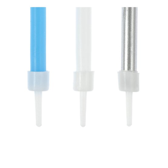 Whisk Tall Blue and Silver Candles 16 Pack image number 3