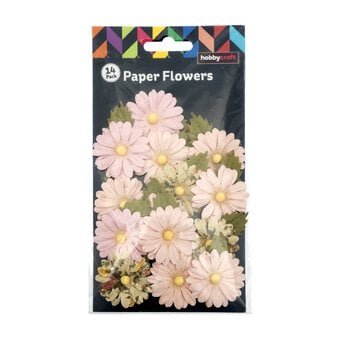 Pearl Pink Valerie Paper Flowers 14 Pack