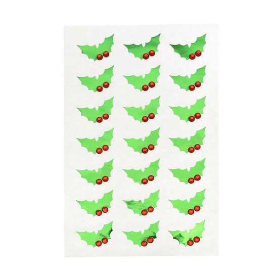 Holly Gem Stickers 21 Pack image number 2