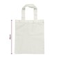 White Canvas Tote Bag 40cm x 45cm  image number 4
