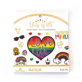 Paper House Love is Love Sticker Book