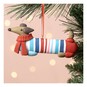 Clay Sausage Dog Decoration 10cm  image number 1