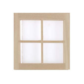 Doll&rsquo;s House Four Pane Window
