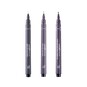 Uni-ball PIN Intense Charcoal Fineliners 3 Pack image number 3