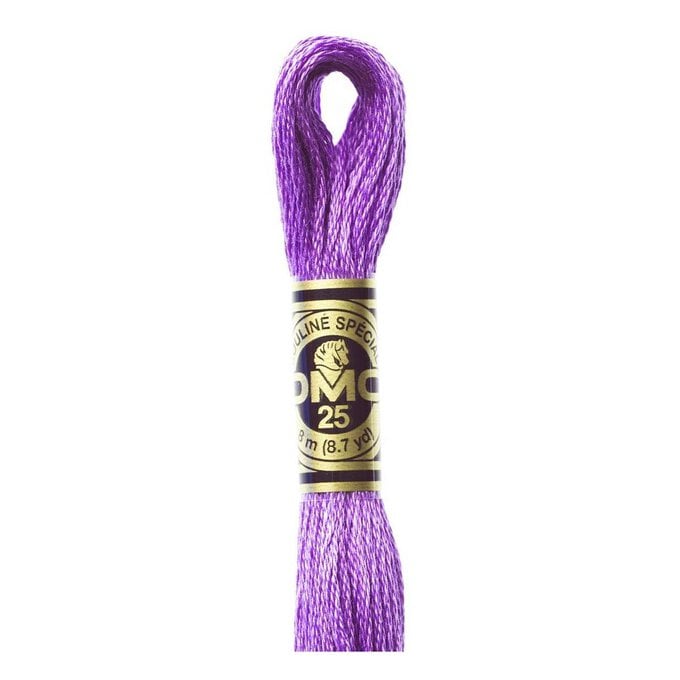 DMC Purple Mouline Special 25 Cotton Thread 8m (208) image number 1