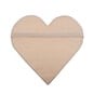 Natural Cotton Heart Cushion Cover 43cm image number 3