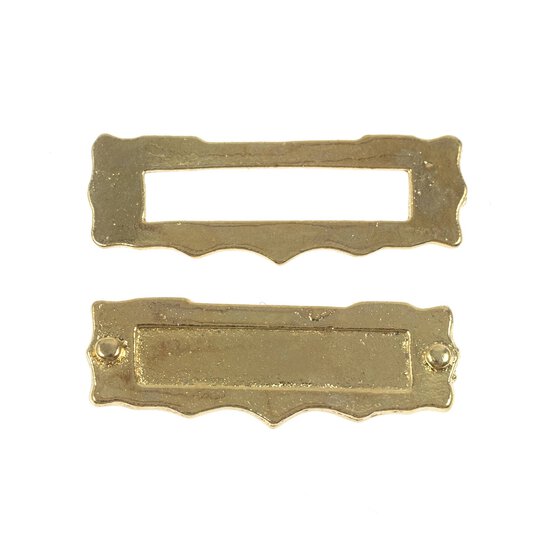 Doll&rsquo;s House Gold Letterbox  image number 1