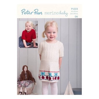 Peter Pan Baby Merino Dress and Sweater Digital Pattern P1223