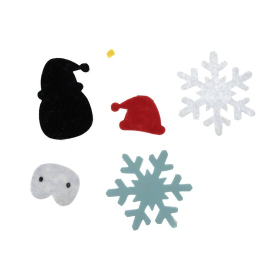Penguin and Snowflake Hair Accessories Kit 2 Pack image number 4