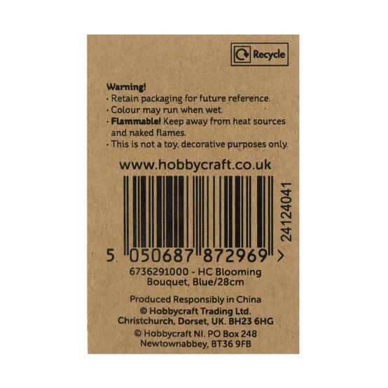 Blue Blooming Bouquet 28cm image number 5