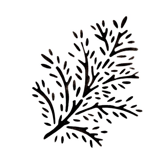 Leafy Branch Stencil 21cm x 29cm image number 2