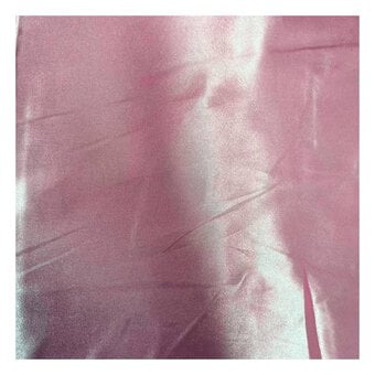 Pink Silky Satin Fabric by the Metre image number 2