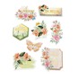 Bright Watercolour Flower Card Toppers 8 Pack  image number 1