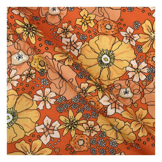 White Rainbow Garden Cotton Fat Quarters 4 Pack image number 3