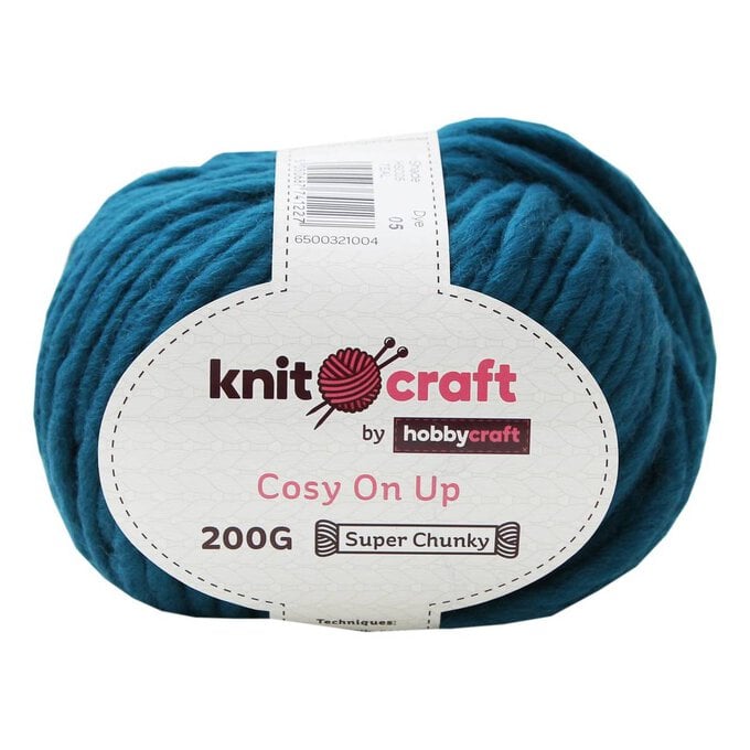 Knitcraft Teal Cosy On Up Yarn 200g image number 1