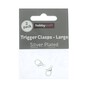 Silver Plated Trigger Clasp 15 x 6mm 2 Pack image number 1