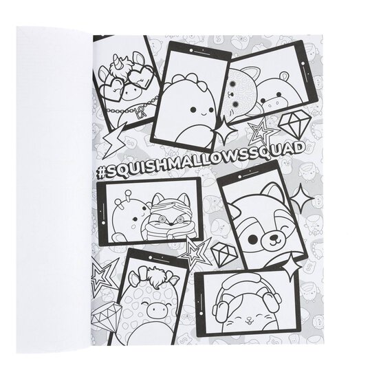 Kaleidoscope Squishmallows Street Style Colouring Book image number 3
